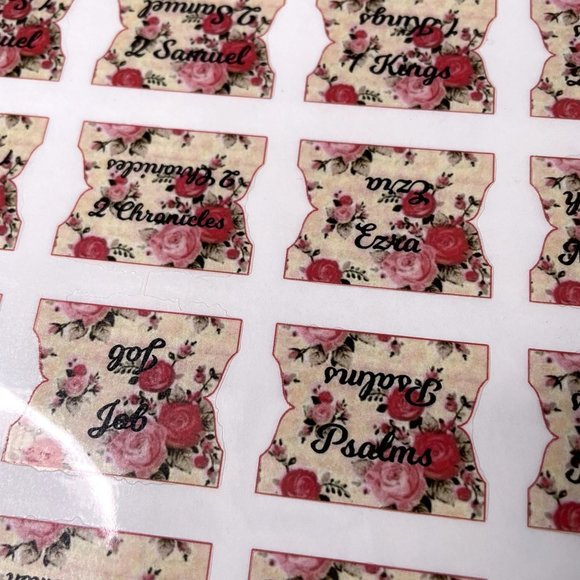 Standard Bible Tabs Journaling kit Tabs Illustrated Faith Bible Study Markers u - Picture 2 of 3